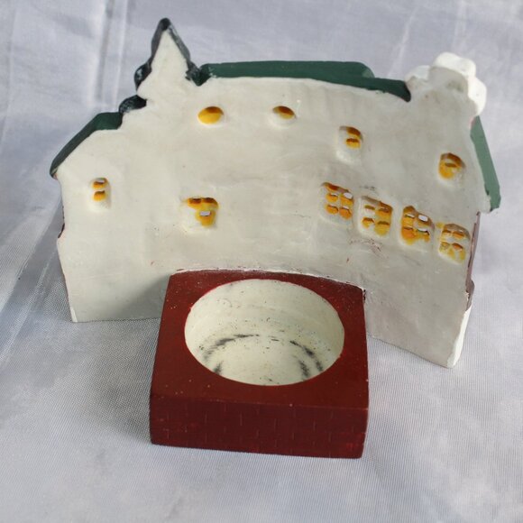 Stonybrook Townhall Scene Votive Tea Light Candle Holder - Picture 4 of 6
